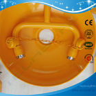 SH712B-industrial safety epoxy powder coating Galvanization Iron Safety shower eyewash station,Carbon steel,yellow color