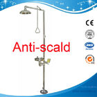 SH712BSHP-Heat proof SCALD PROTECTION  SAFETY SHOWER & EYE WASH COMBINATION UNIT WITH THERMAL MIXING VALVE lab eye wash