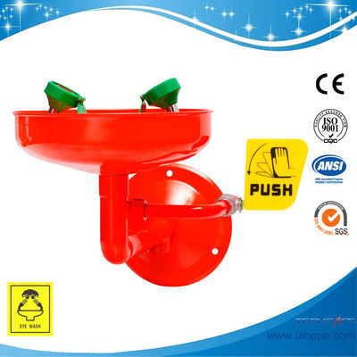 SH359DR-الصين أفضل مصنع غسل العين SUS304 الحاجية على الجدار غسل العين الأمني ANSI CE